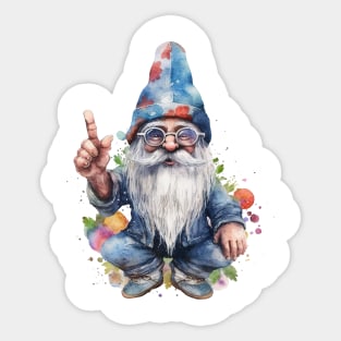 Hippie Gnome #9 Sticker